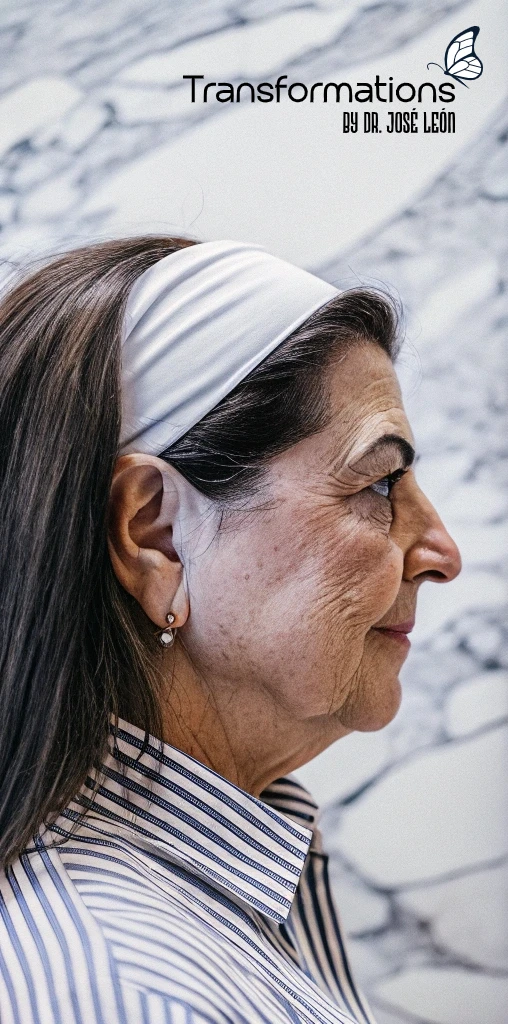 Facelift, before | Transformations by Dr. José León MD, board certified plastic surgeon, Santo Domingo, Dominican Republic