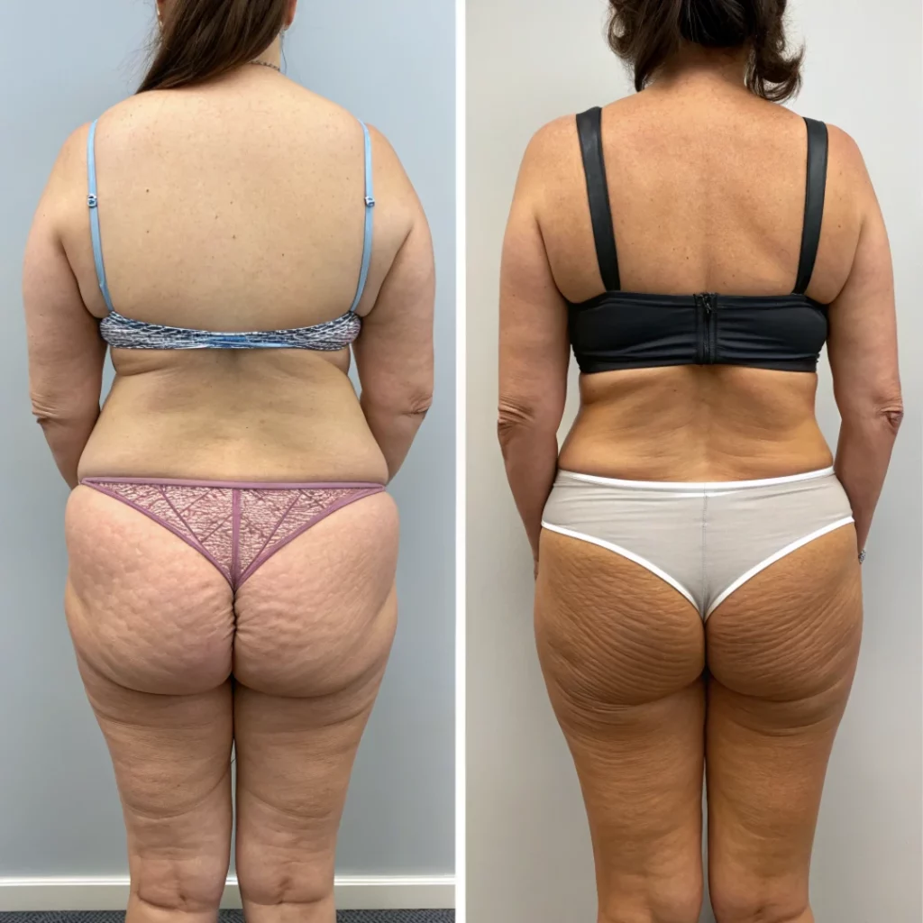 Buttock lift, Post Bariatric Transformations by Dr. José León MD, board certified plastic surgeon, Santo Domingo, Dominican Republic